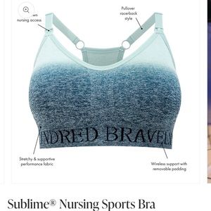 ⭐️NWT⭐️ Kindred Bravely Simply Sublime Sports Nursing Bra